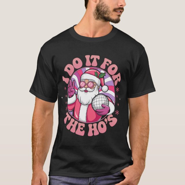 Disco Santa T Shirt (Framsida)