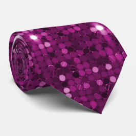 Disco Sequin Neck Tie, Gnistra för strålande Magen Slips