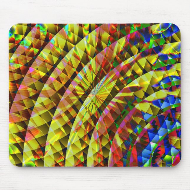 Disco Shine Psychedelic Mousepad Musmatta (Framsidan)