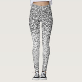 Disco Silver Glam Leggings