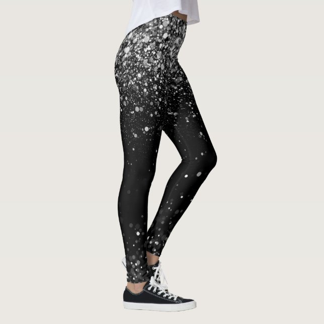 Disco Silver Glam  Leggings (Höger)