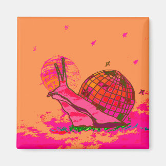Disco Snigel Fridge Magnet