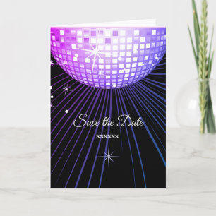 disco, spara datumkortet, Storlekt: Standard(5 x 7 Meddelande