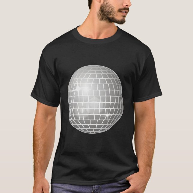 Disco Spegel Boll T Shirt (Framsida)