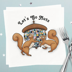 Disco Squirrels Pappersservett