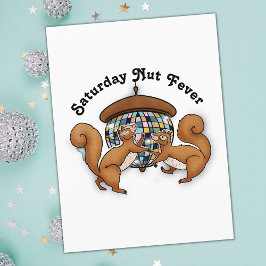 Disco Squirrels Vykort