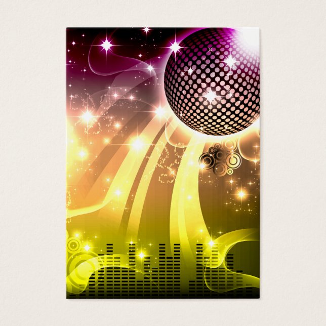 disco stadslandskap visitkort (Framsidan)