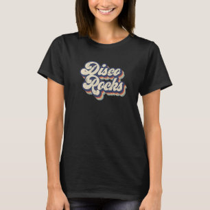 Disco Sten Retro 70s Aesthetic Stil Manar Kvinnor T Shirt