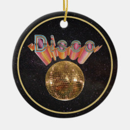 Disco the Night Away Julgransprydnad Keramik