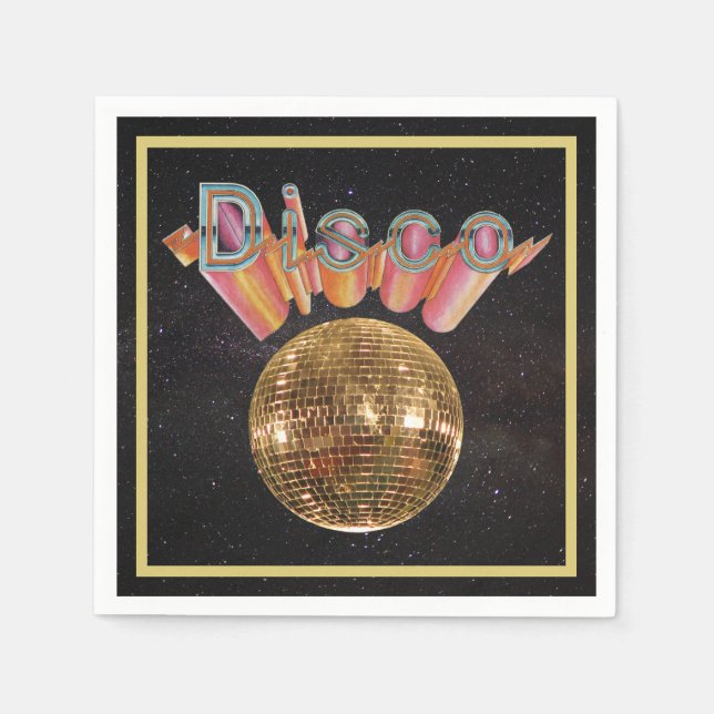 Disco the Night Away Pappersservett (Framsidan)
