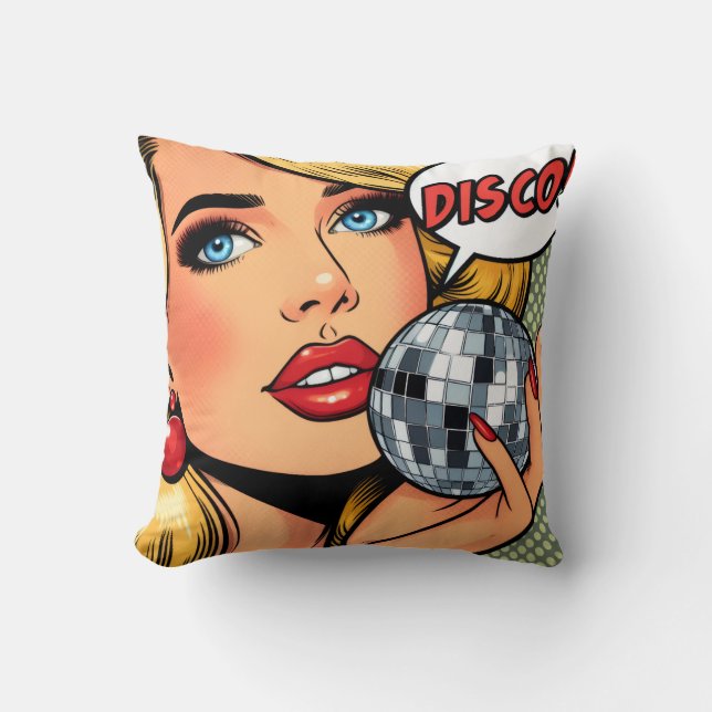 Disco Throw Cushion Kudde (Framsida)