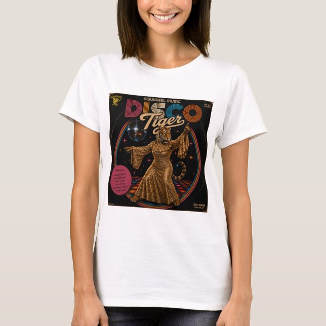 Disco Tigress Album T Shirt (Framsida)