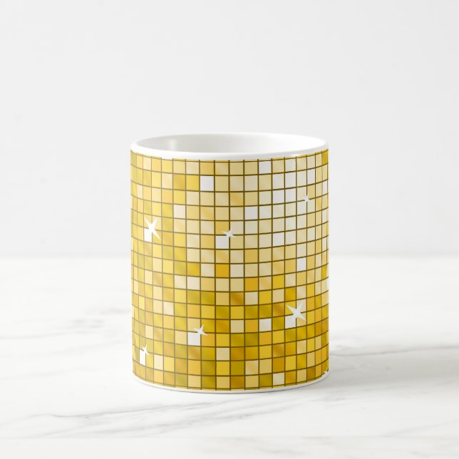 Disco Tiles "Guld" mugg (Center)