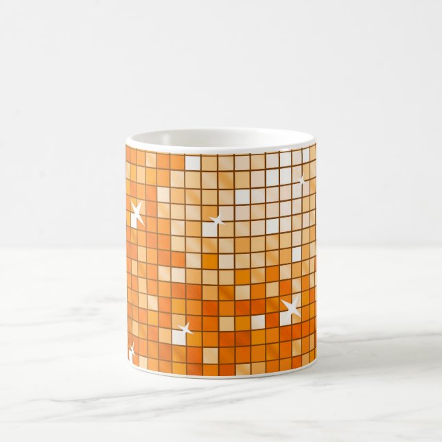 Disco Tiles Orange mugg (Center)