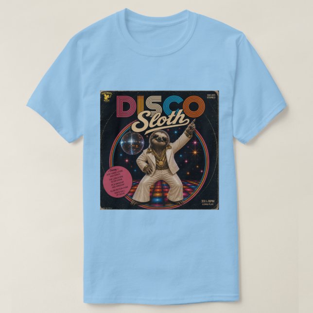 Disco Trögdjur T Shirt (Design framsida)