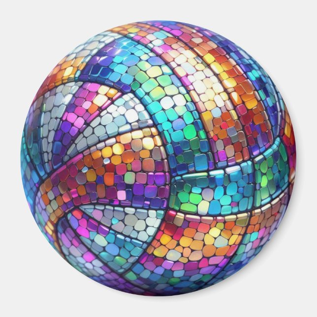 Disco Volleyball Magnet (Framsidan)