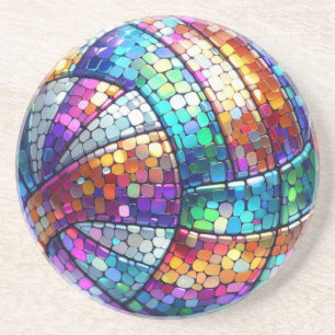 Disco Volleyball Sandstone Underlägg