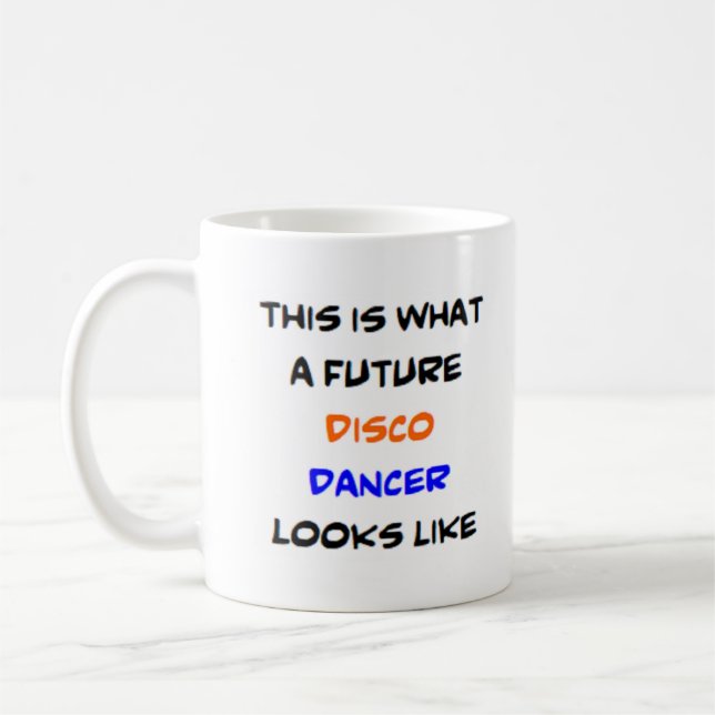 Discodansare, framtida kaffemugg (Vänster)