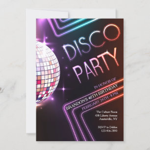 Discofest Inbjudningar