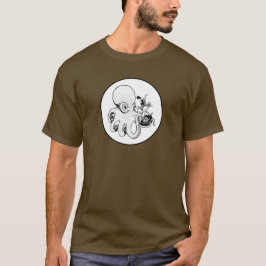 Disconnected - Octopus on the Phone T Shirt