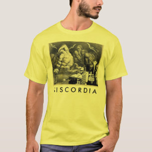 Discordia gul t-skjorta tee