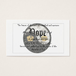 Discordian Pope Cards Visitkort