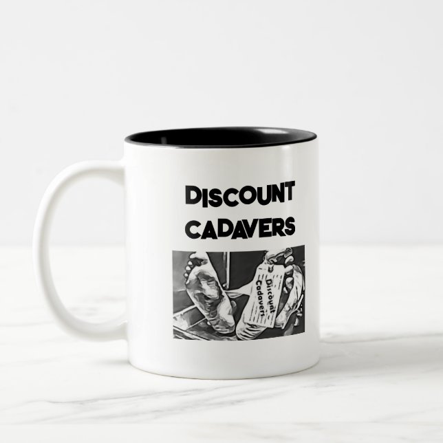Discount Cadavers Mug Två-Tonad Mugg (Vänster)