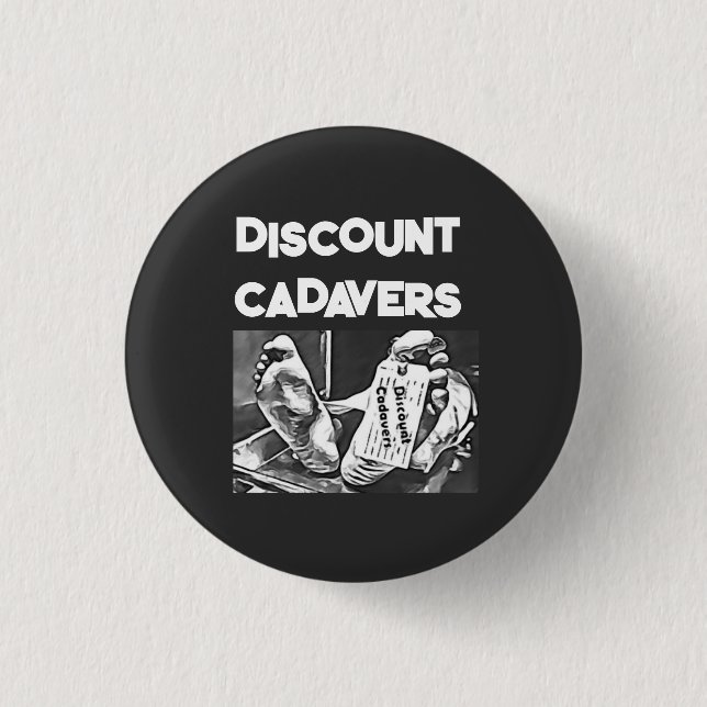 Discount Cadavers Pin Knapp (Framsida)