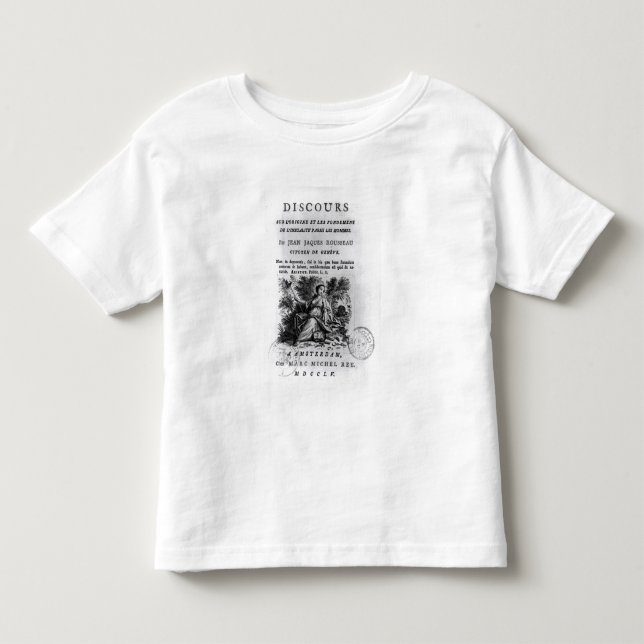 'Discours l'Origine et les Fondements Tee Shirt (Framsida)