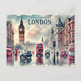 "Discover London" Vykort