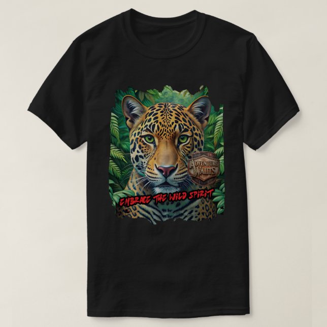 Discover the untamed beauty within. t shirt (Design framsida)