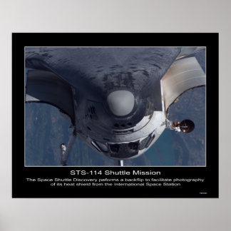 Discovery för blanksteg utför en backflip poster