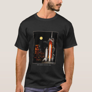 Discovery för rymdfärder och Full Moon 2009 T Shirt
