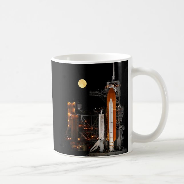Discovery för rymdfärder och Måne Kaffemugg (Höger)
