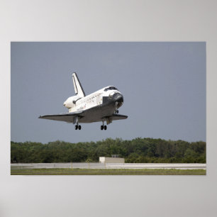 Discovery-inflygningar för rymdfärder landning 2 poster