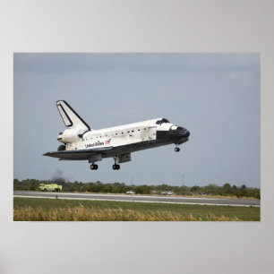 Discovery-inflygningar för rymdfärder landning 3 poster