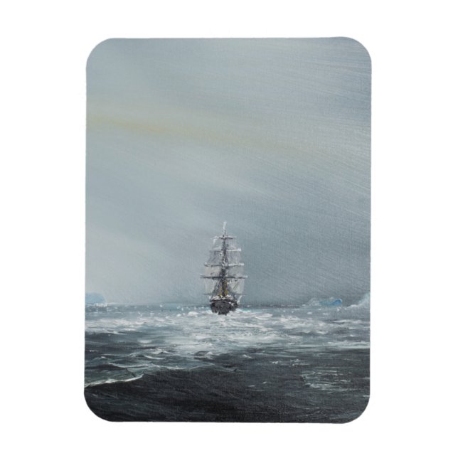 Discovery-kapten Scott och besättning Magnet (Vertikal)