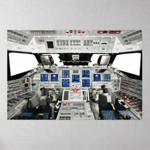 Discovery OV-103 Cockpit Poster