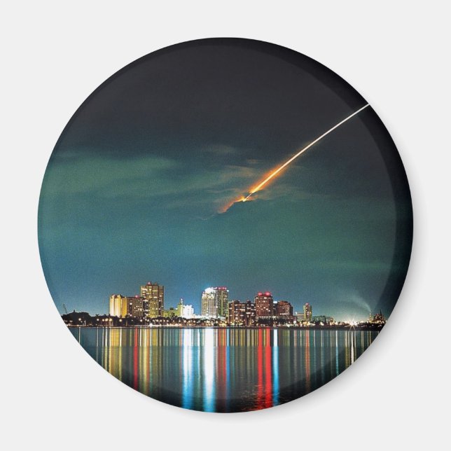 Discovery over Väster Beach-magnet Magnet (Framsidan)