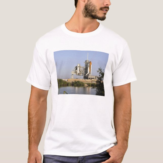 Discovery-platser för utrymmesskyttel, redo 3 t-shirt (Framsida)