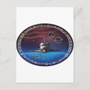 Discovery-tribute OV 103 Vykort