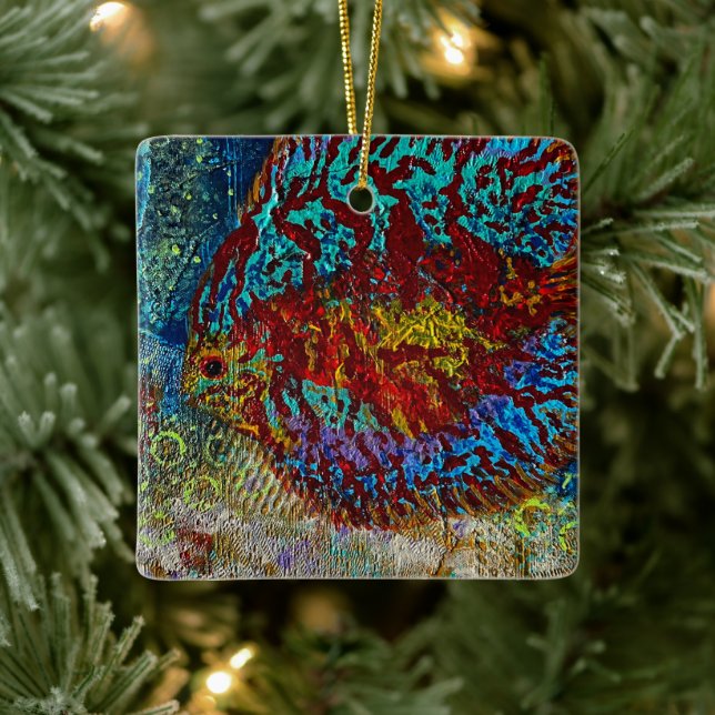 Discus Fish Ornament (Träd)