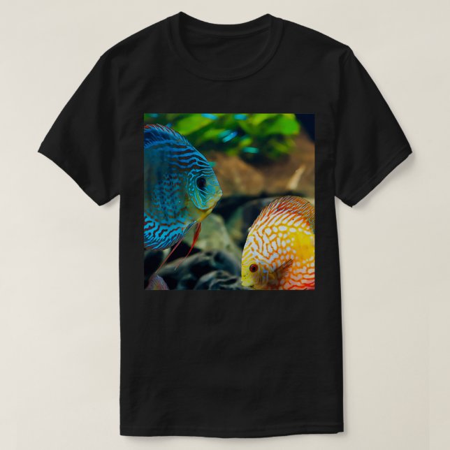 Discus fiskfoto t shirt (Design framsida)