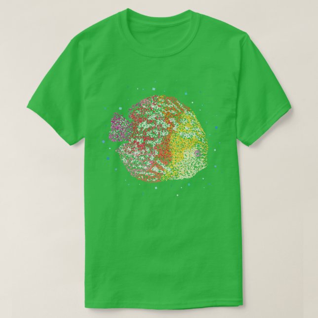 Discus Ornamental Fish Aquarium Gift T Shirt (Design framsida)