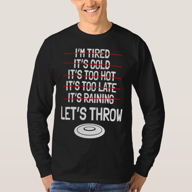 Discus Throw Player Disc Athletes Sports Track And T Shirt (Framsida)