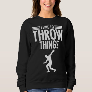 Discus Thrower Sports som säger att Javelin Sport T Shirt