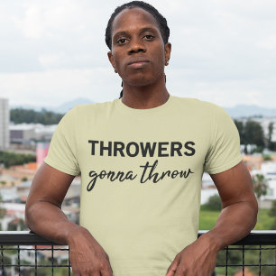 Discus Throwers kommer att kasta besynnerlig stöt T Shirt