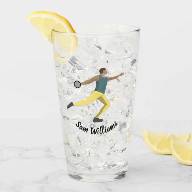 Discus Throwing Glaskopp (Framsida Ice)