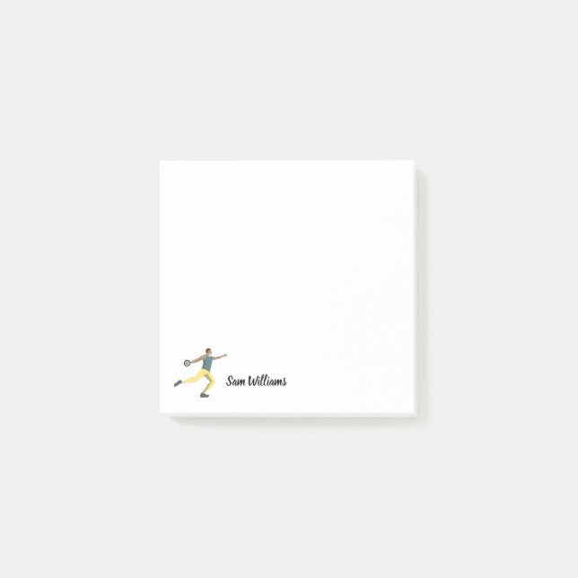 Discus Throwing Post-it Block (Framsida)