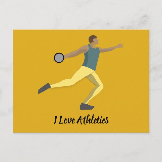 Discus Throwing Vykort (Framsida)